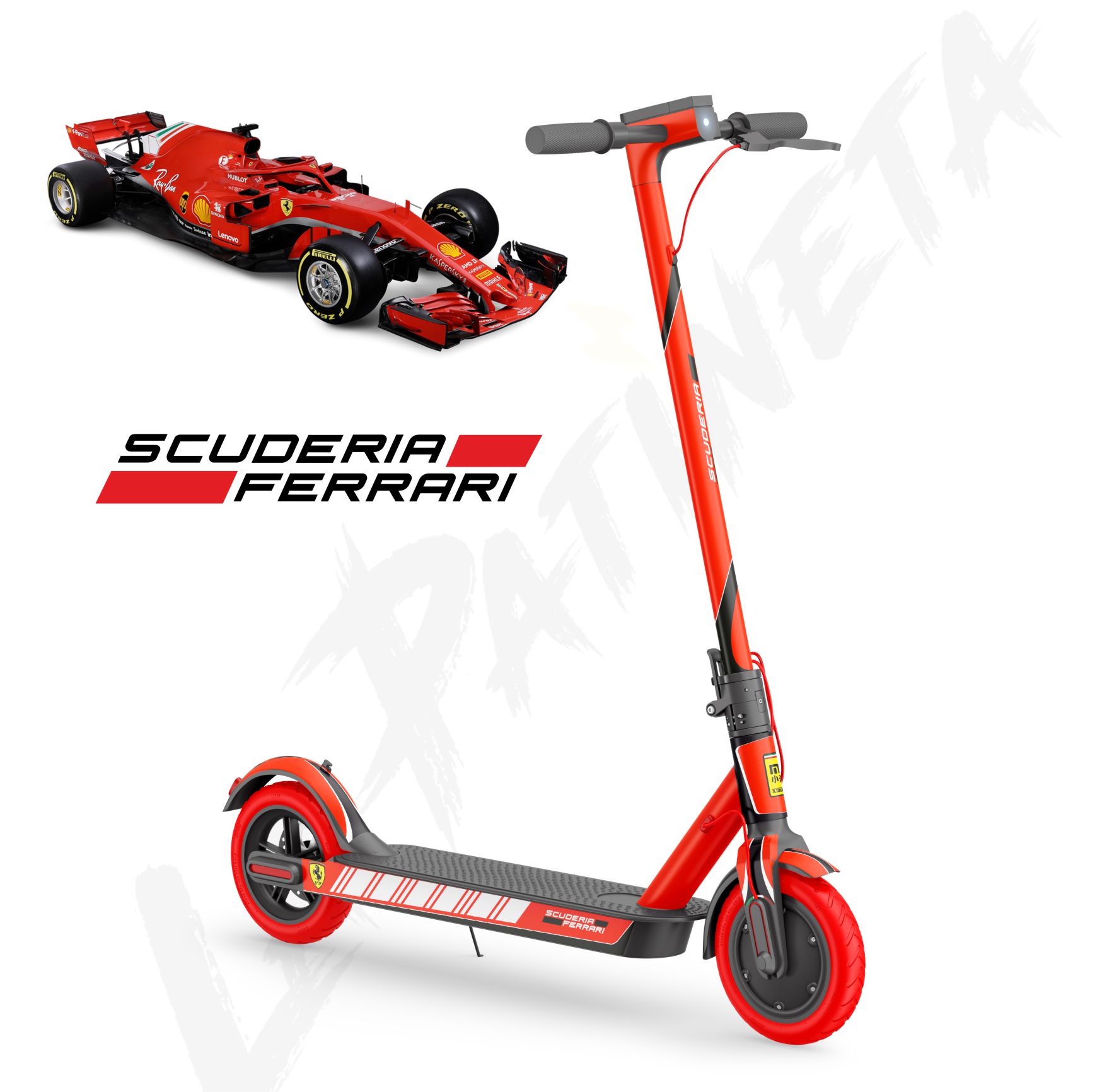 Vinilo Formula 1 Ferrari Scuderia - ⚡ La Patineta ⚡